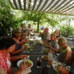 Abschluss im Biergarten