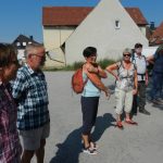 Begrüßung durch Rosi in Ellhofen