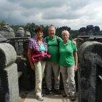 Irmgard, Manfred und Margret auf der Bastei