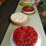 Leckere Kuchen gab es