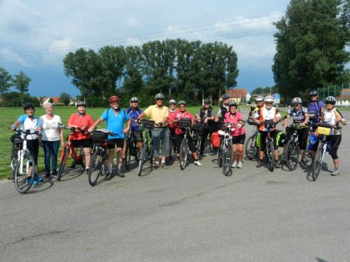 Die Radlergruppe vom Albverein Untersteinbach