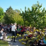 Führung Frau Roupp im Schlossgarten