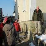Wanderführer Paul Rahl begrüßt die Gruppe