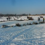 Lebhaftes Treiben auf dem zugefrorenem Starkholzbacher See