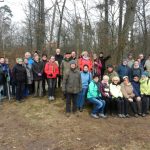 Die Wandergruppe oberhalb von Unterheimbach