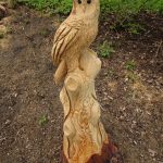 Holzeule bei der Bernhardtsmühle