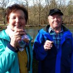 Tina und Reinhold, unsere aktuelle und unser ehemaliger Seniorenleiter